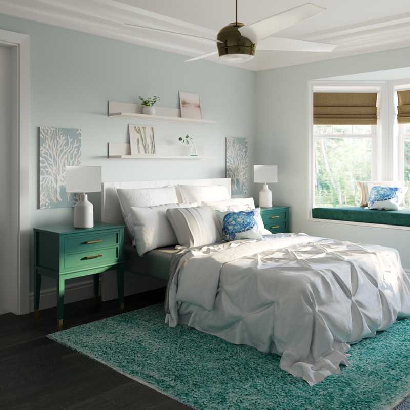 Bohemian Bedroom Design by Havenly Interior Designer Ingrid