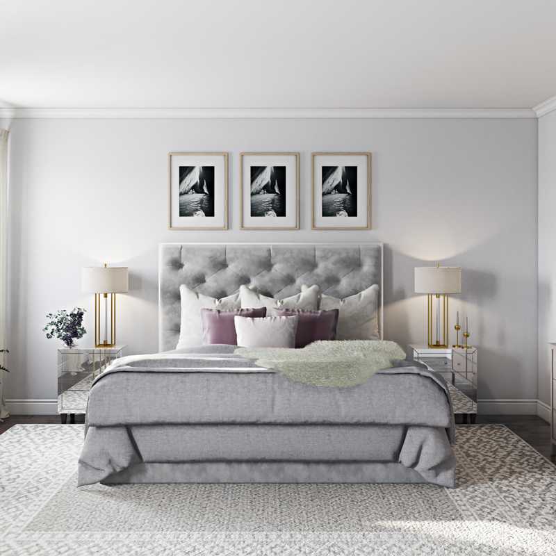 Classic, Glam Bedroom Design by Havenly Interior Designer Kamila