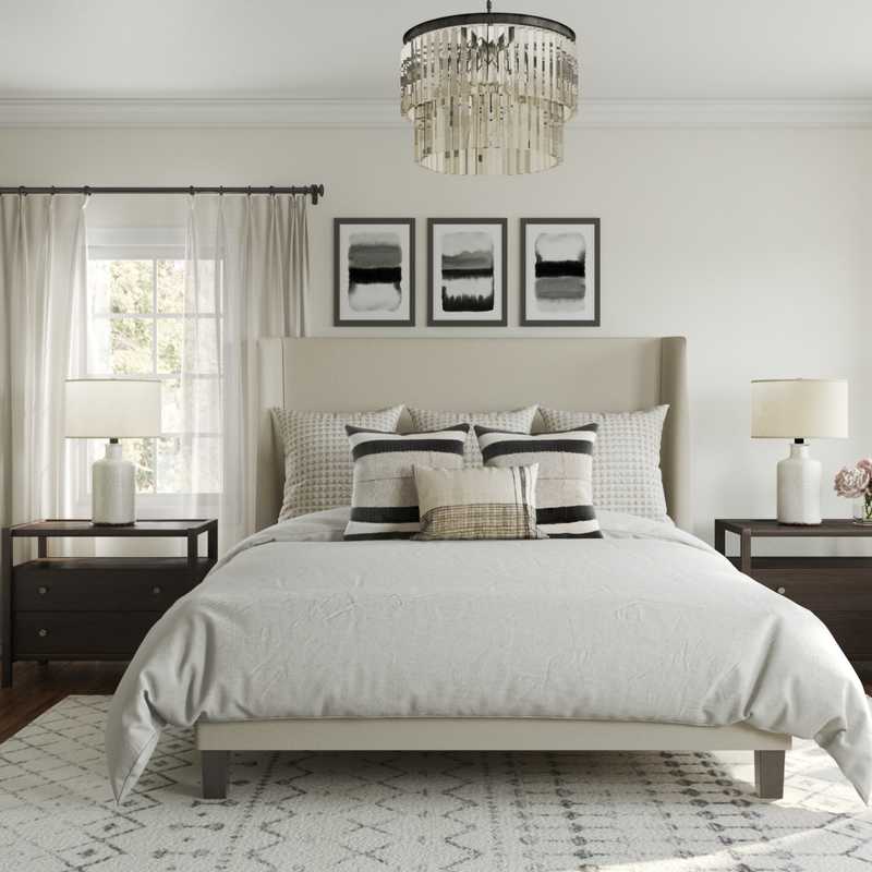 Modern, Minimal Bedroom Design by Havenly Interior Designer Barbara