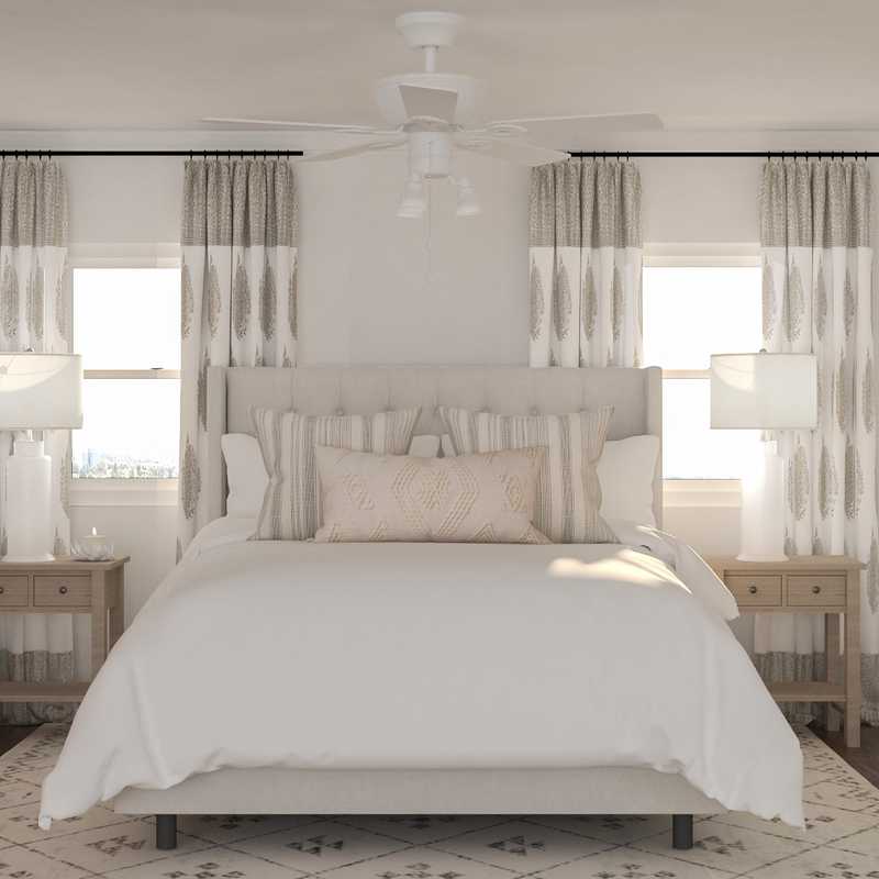 Classic, Bohemian, Coastal, Traditional, Transitional Bedroom Design by Havenly Interior Designer Lisa