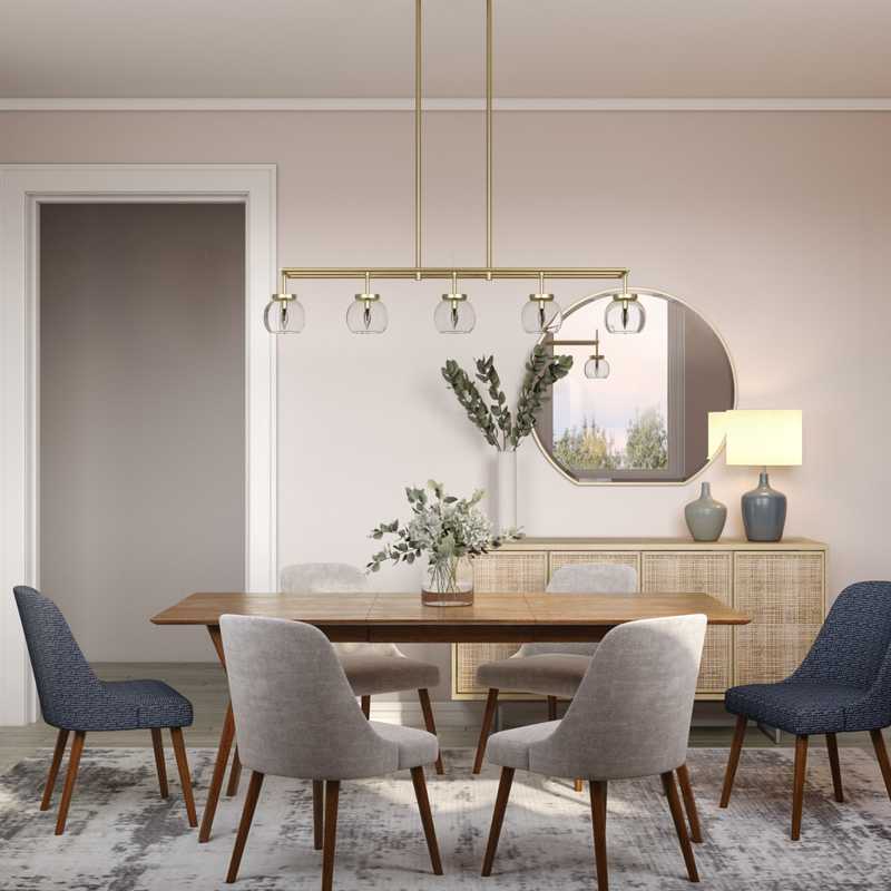 Eclectic, Midcentury Modern, Classic Contemporary Dining Room Design by Havenly Interior Designer Robyn