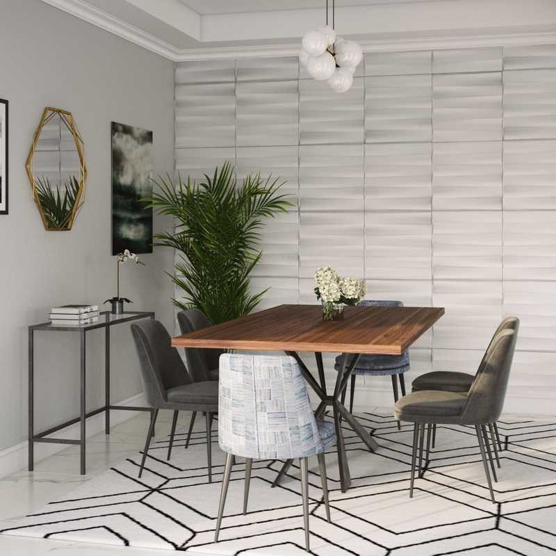 Modern, Scandinavian Dining Room Design by Havenly Interior Designer Shelby