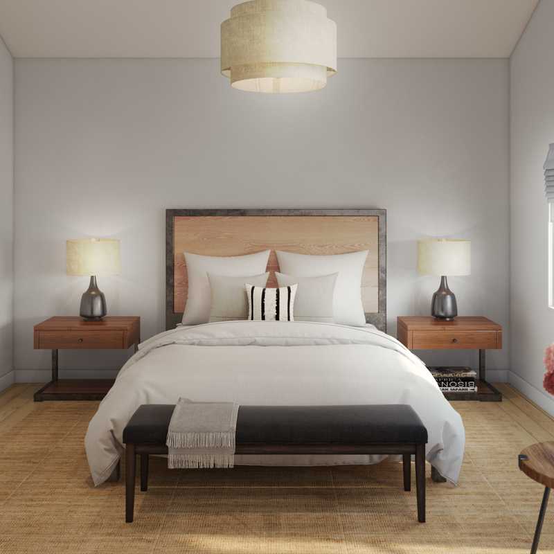 Contemporary, Rustic Bedroom Design by Havenly Interior Designer Brad