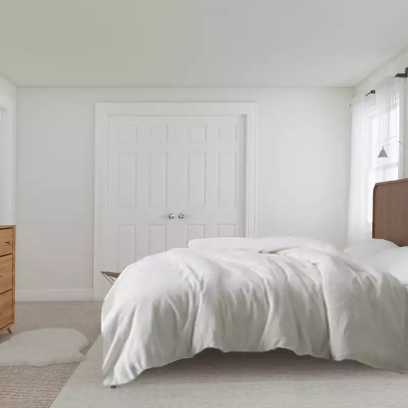 Contemporary, Transitional, Scandinavian Bedroom Design by Havenly Interior Designer Abby