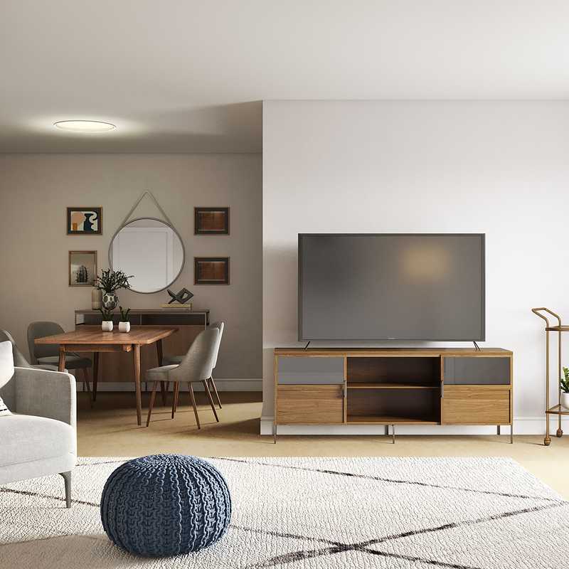 Scandinavian Living Room Design by Havenly Interior Designer Fendy