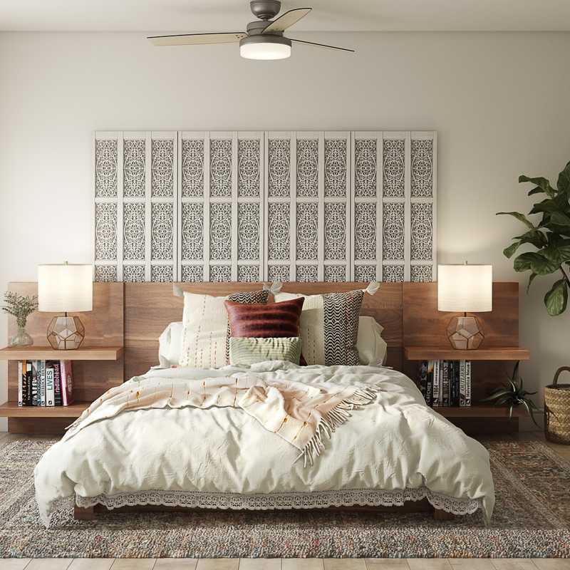 Eclectic, Bohemian Bedroom Design by Havenly Interior Designer Danielle