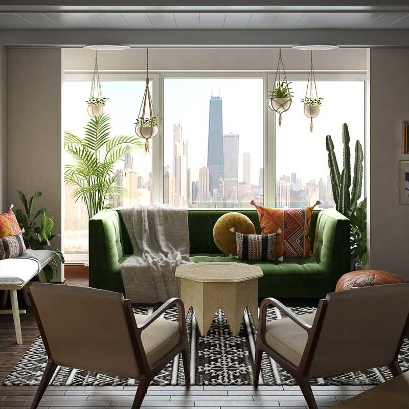 Bohemian, Global, Midcentury Modern Other Design by Havenly Interior Designer Matthew