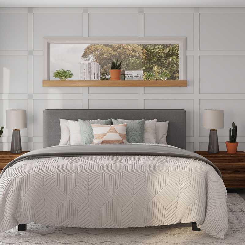 Contemporary, Bohemian, Coastal, Scandinavian Bedroom Design by Havenly Interior Designer Terezia