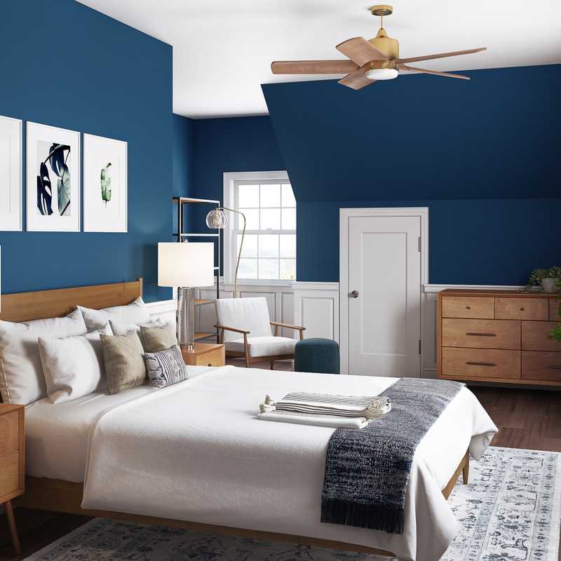 Modern, Coastal Bedroom Design by Havenly Interior Designer Sydney