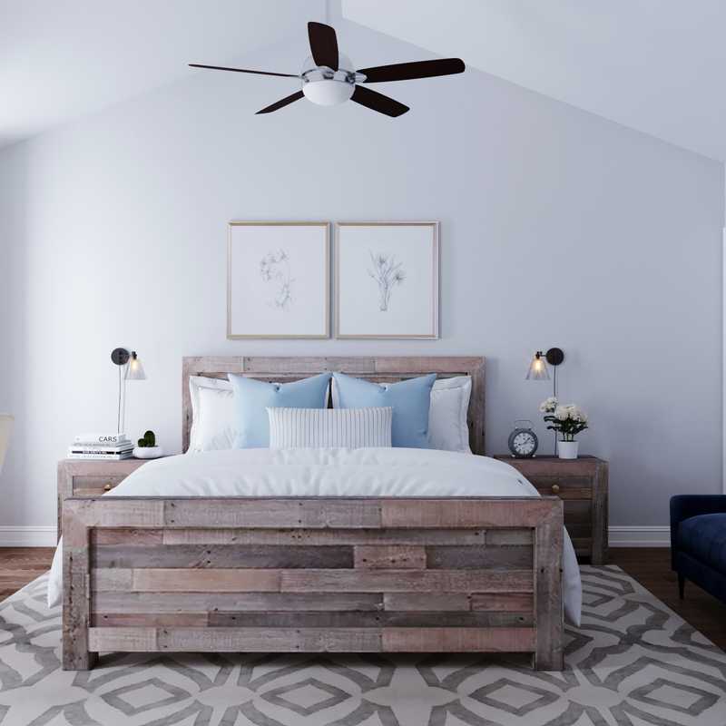 Farmhouse, Rustic Bedroom Design by Havenly Interior Designer Tatiana