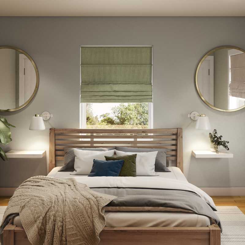 Midcentury Modern Bedroom Design by Havenly Interior Designer Brit