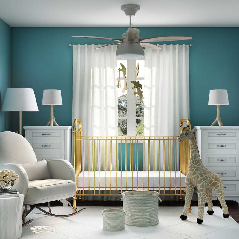 Modern Nursery Design by Havenly Interior Designer Karen