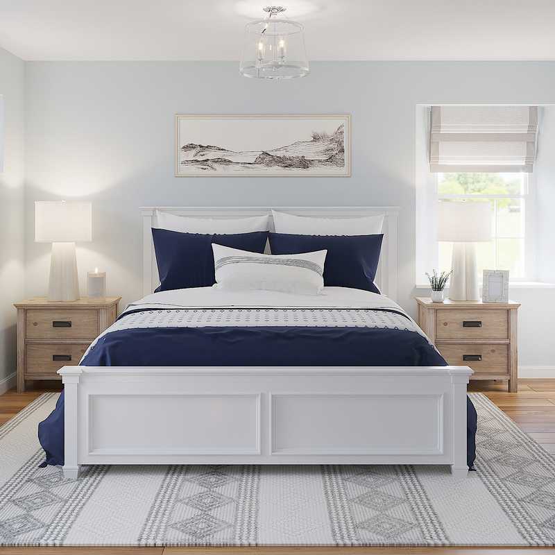 Contemporary, Classic, Farmhouse Bedroom Design by Havenly Interior Designer Sarah