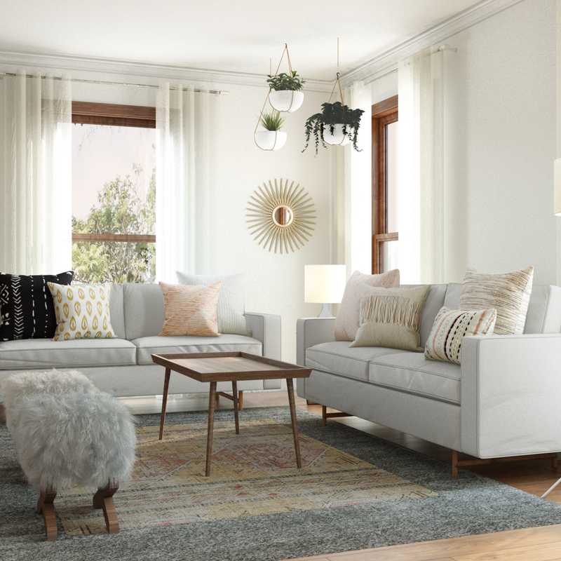 Modern, Glam Living Room Design by Havenly Interior Designer Michelle