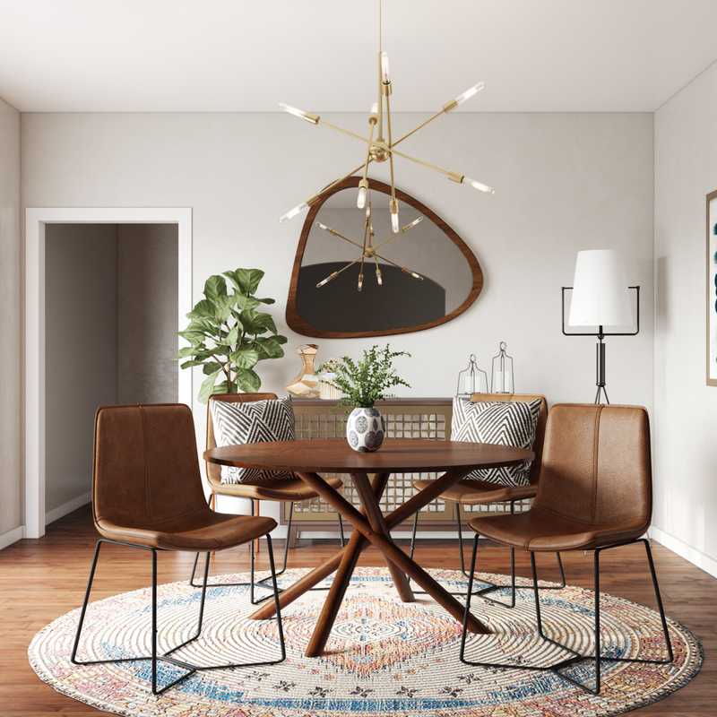 Modern, Rustic Dining Room Design by Havenly Interior Designer Haley