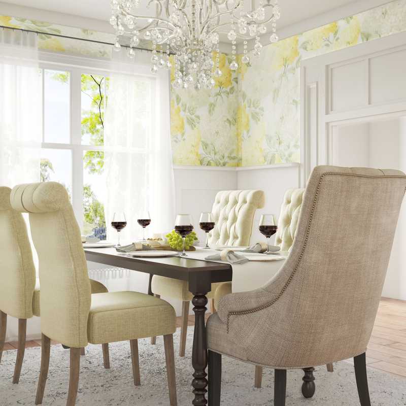 Classic, Traditional Dining Room Design by Havenly Interior Designer Anna