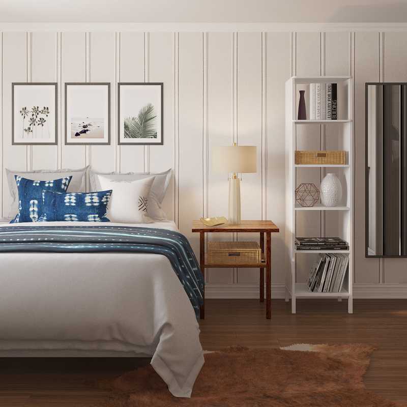 Modern, Coastal, Global, Minimal Bedroom Design by Havenly Interior Designer Keri