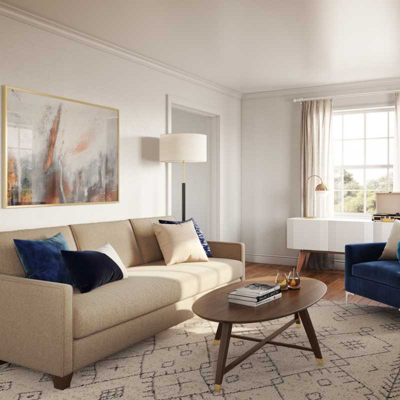 Modern, Classic, Glam, Rustic, Scandinavian Living Room Design by Havenly Interior Designer Emma