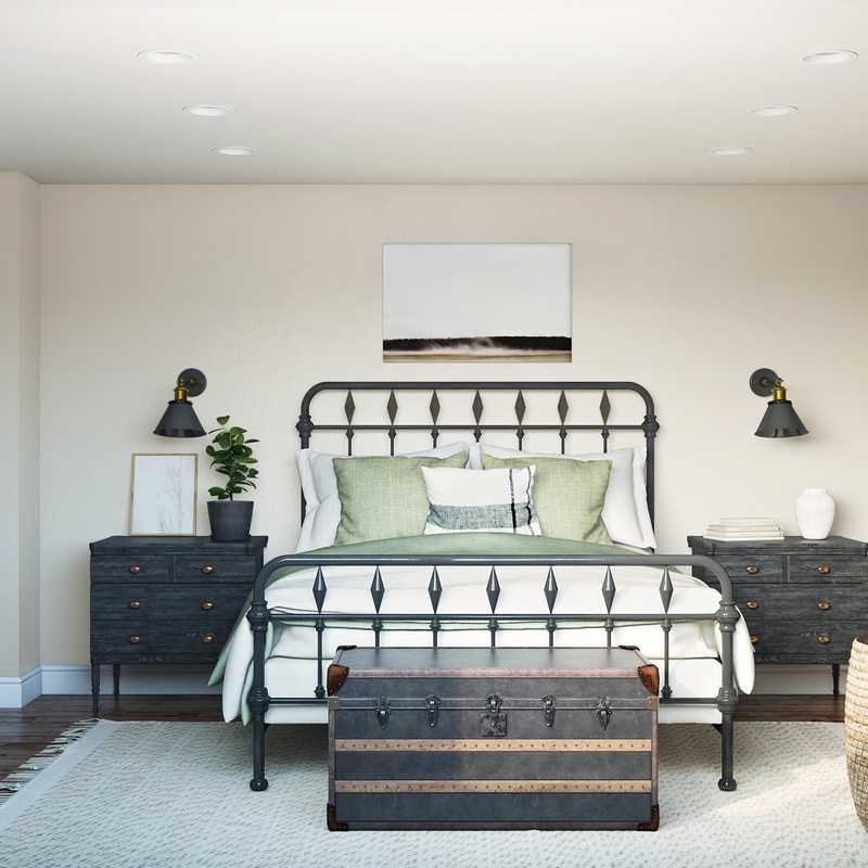 Modern, Farmhouse, Transitional Bedroom Design by Havenly Interior Designer Stacy