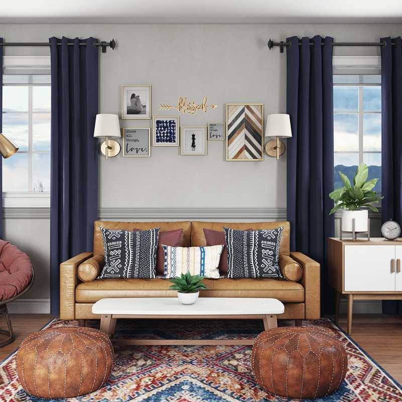 Bohemian, Glam, Midcentury Modern Other Design by Havenly Interior Designer Danielle