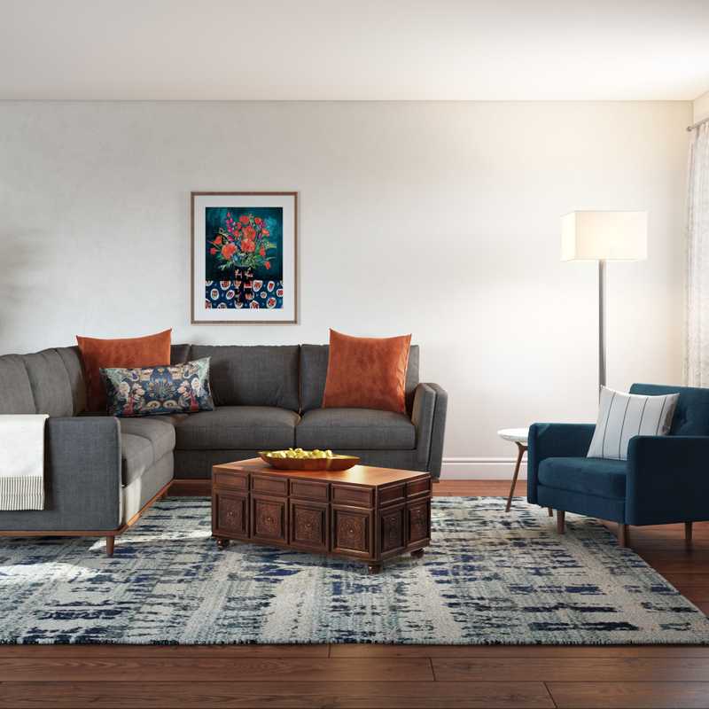 Classic Living Room Design by Havenly Interior Designer Laura