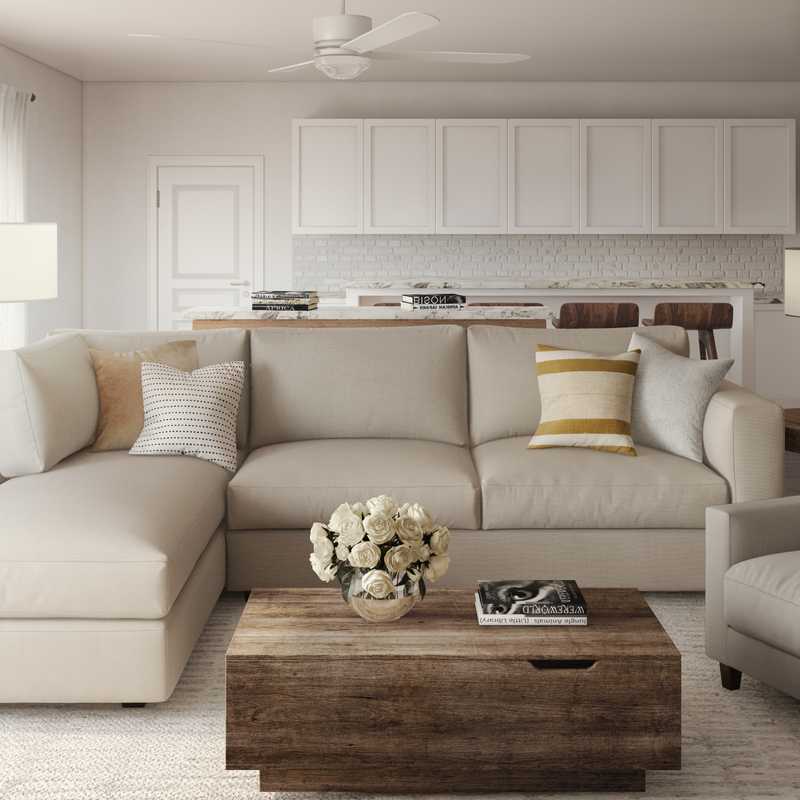 Modern, Classic, Transitional Living Room Design by Havenly Interior Designer Barbara