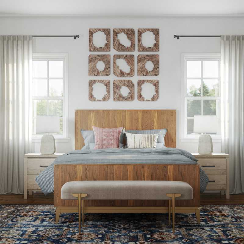 Bohemian Bedroom Design by Havenly Interior Designer Sabra