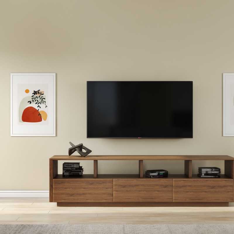 Modern, Classic, Bohemian Living Room Design by Havenly Interior Designer Jessie