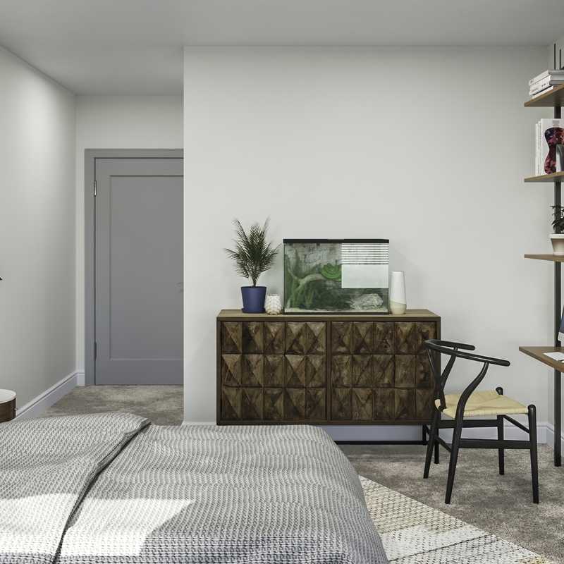 Modern, Industrial, Southwest Inspired, Midcentury Modern, Minimal Bedroom Design by Havenly Interior Designer Natalie