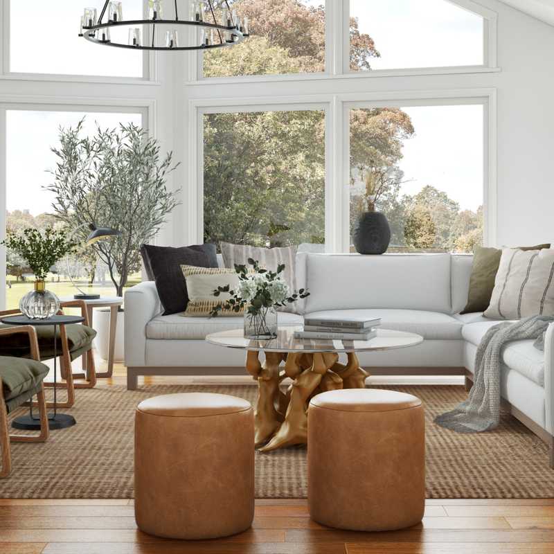 Modern, Rustic, Transitional Living Room Design by Havenly Interior Designer Gretchen