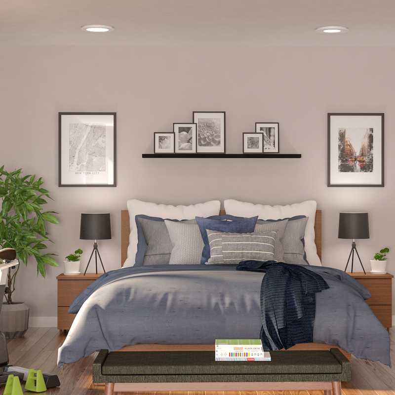 Modern, Midcentury Modern, Minimal Bedroom Design by Havenly Interior Designer Catrina