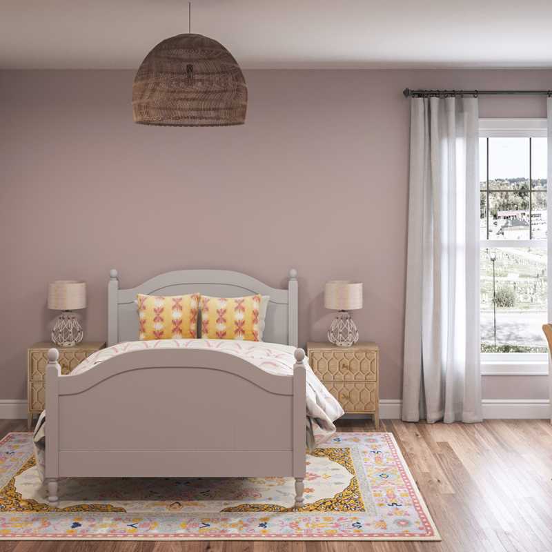 Eclectic, Bohemian Bedroom Design by Havenly Interior Designer Sarah