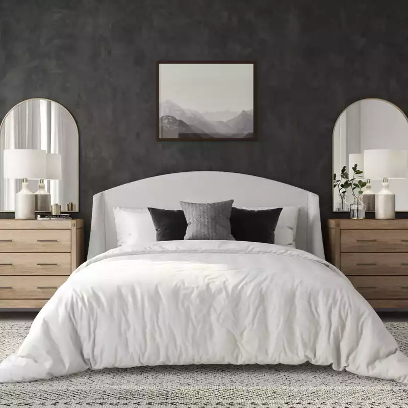 Modern, Bohemian, Midcentury Modern, Minimal Bedroom Design by Havenly Interior Designer Madison