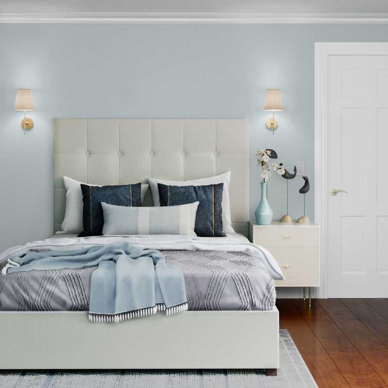 Contemporary, Classic, Coastal Office Design by Havenly Interior Designer Jamie