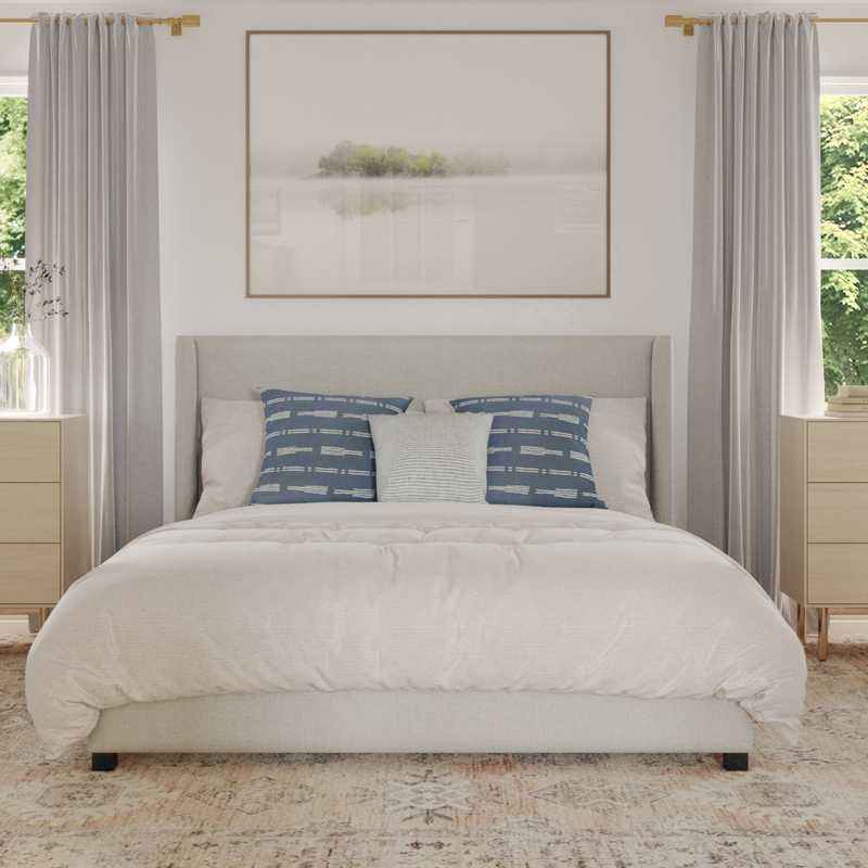 Classic, Coastal Bedroom Design by Havenly Interior Designer Lilly