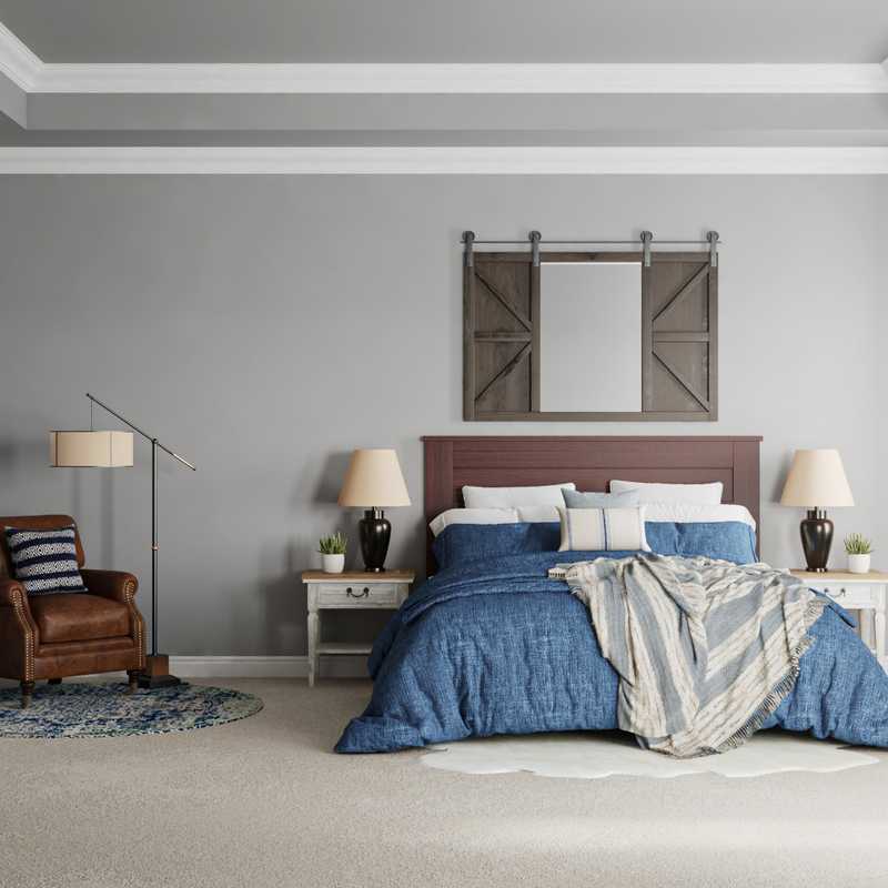 Farmhouse Bedroom Design by Havenly Interior Designer Liesl