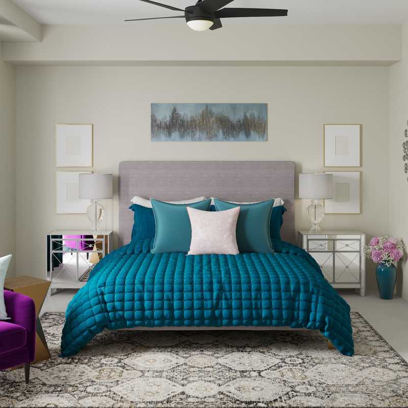 Glam Bedroom Design by Havenly Interior Designer Paige