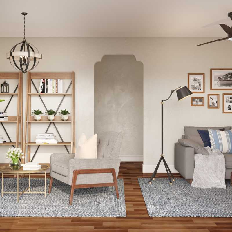 Midcentury Modern Living Room Design by Havenly Interior Designer Sofia