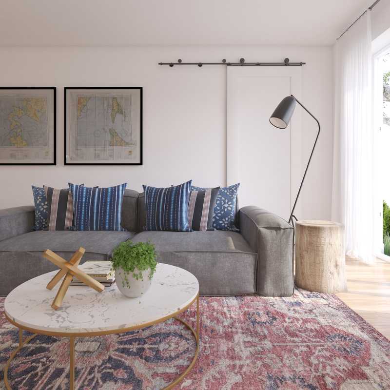 Eclectic, Rustic Living Room Design by Havenly Interior Designer Annie