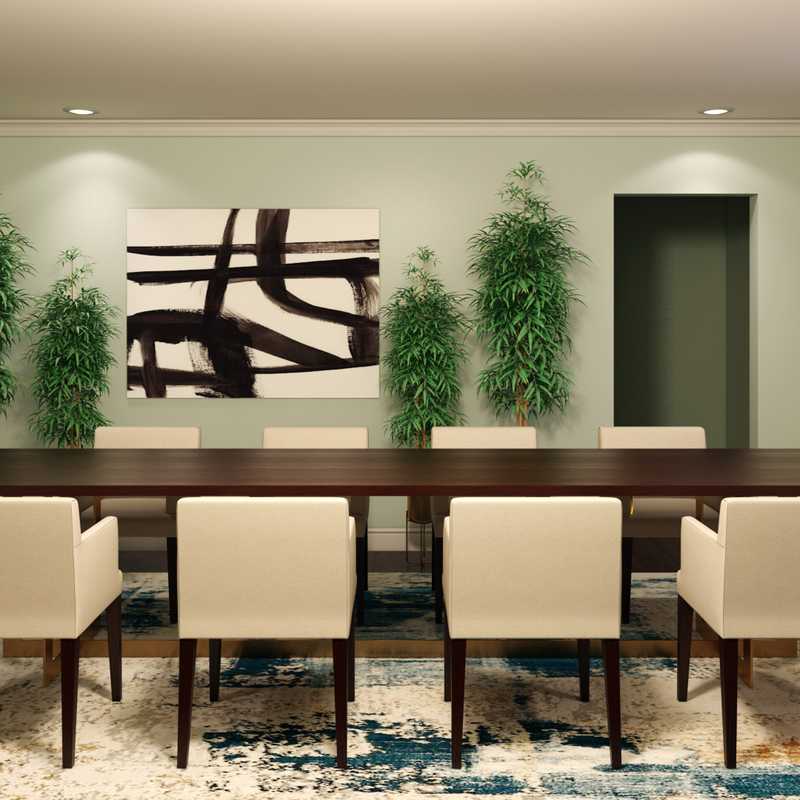 Eclectic Dining Room Design by Havenly Interior Designer Julio