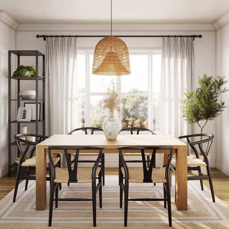 Modern, Midcentury Modern, Scandinavian Dining Room Design by Havenly Interior Designer Brianne