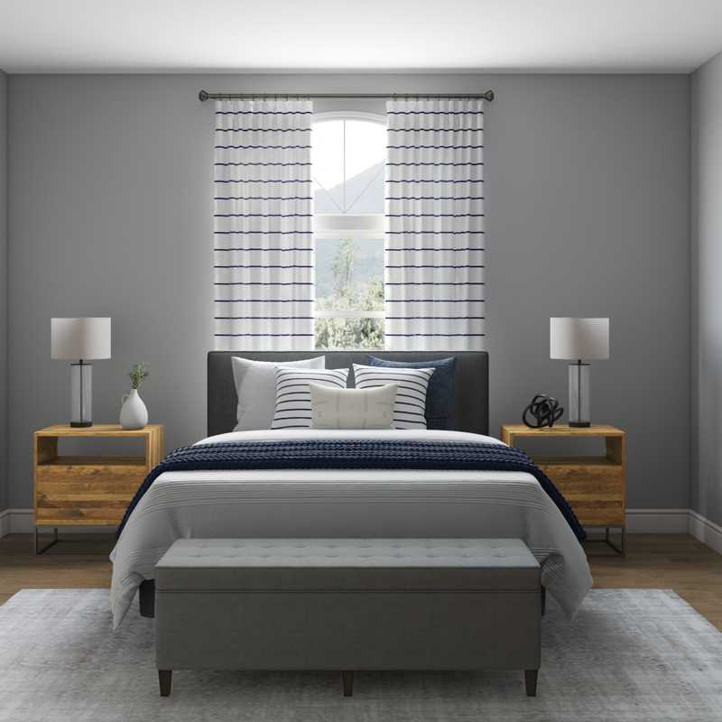 Coastal, Midcentury Modern, Scandinavian Bedroom Design by Havenly Interior Designer Fendy