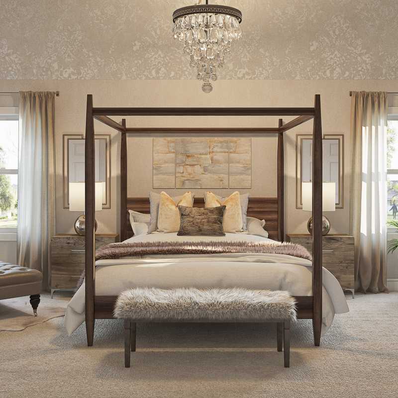 Glam Bedroom Design by Havenly Interior Designer Marcelo