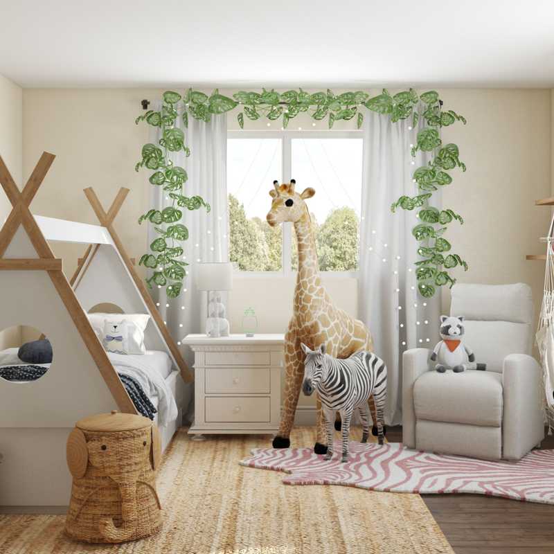 Eclectic, Bohemian Bedroom Design by Havenly Interior Designer Christina