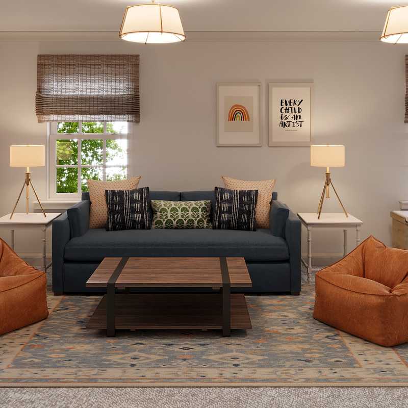 Classic Living Room Design by Havenly Interior Designer Brooke
