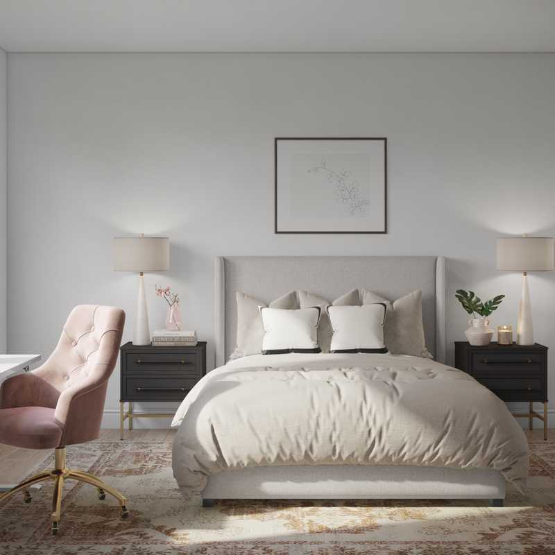 Modern, Classic, Glam Bedroom Design by Havenly Interior Designer Lilly