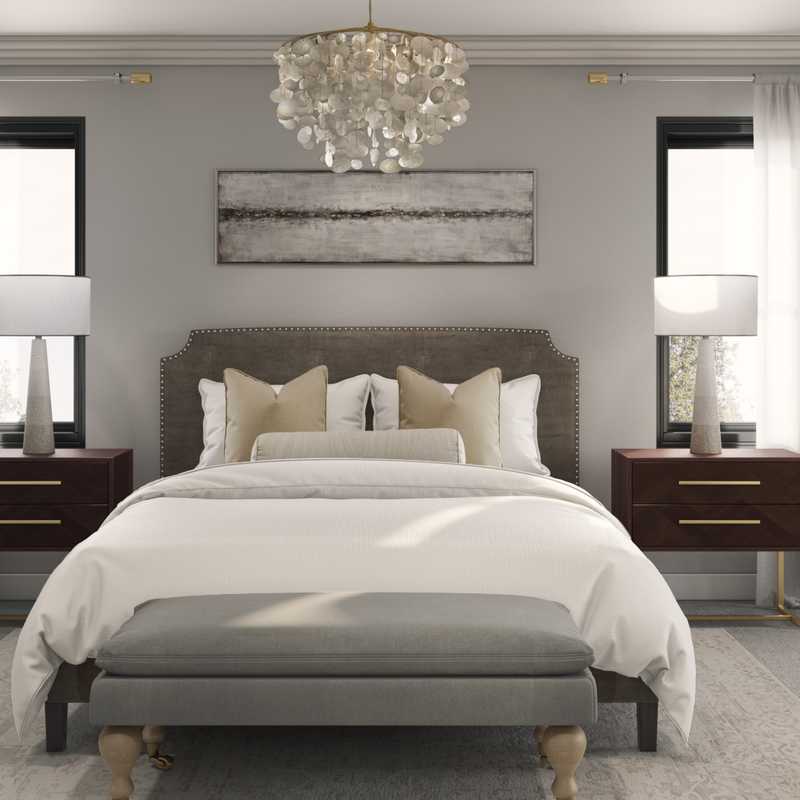 Contemporary Bedroom Design by Havenly Interior Designer Isaac