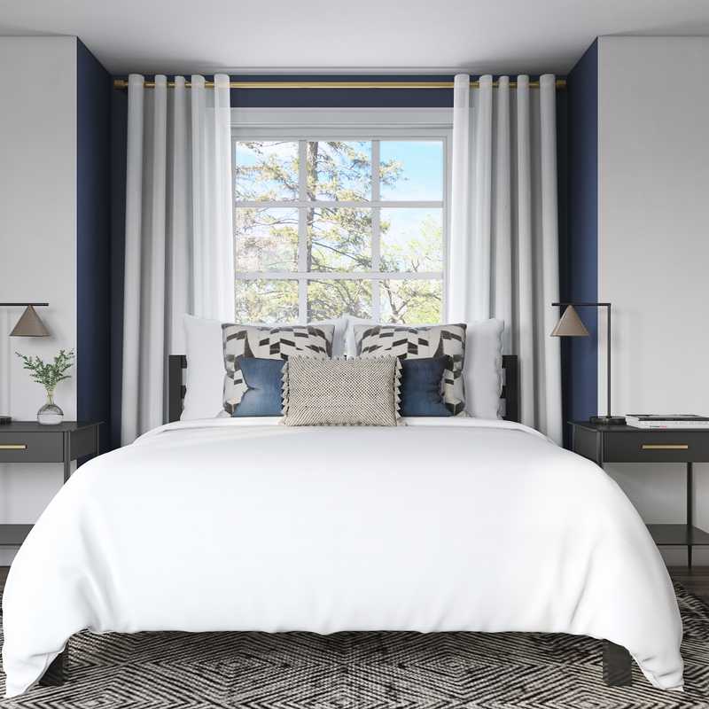 Modern, Minimal Bedroom Design by Havenly Interior Designer Mariale