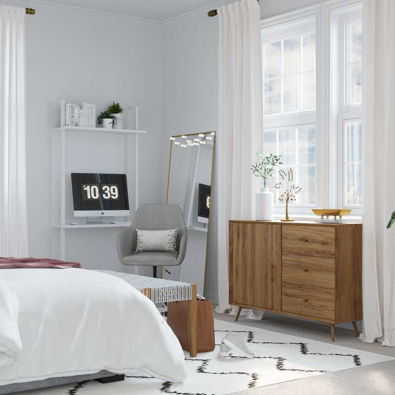 Modern, Bohemian Bedroom Design by Havenly Interior Designer Allie