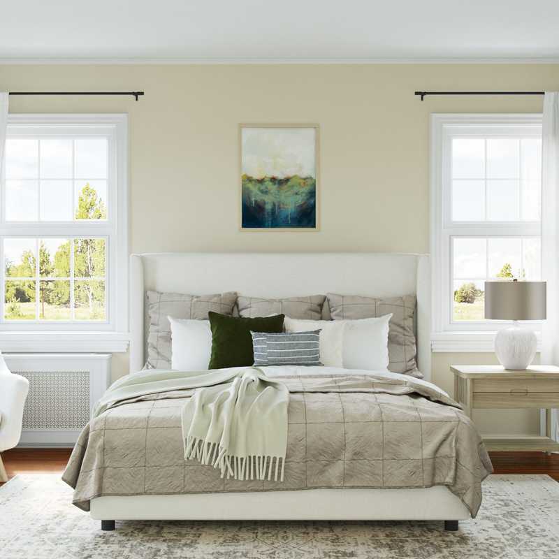 Modern, Classic, Bohemian Bedroom Design by Havenly Interior Designer Madison